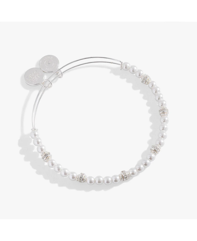 Alex and Ani Pearl Beaded Bangle Bracelet