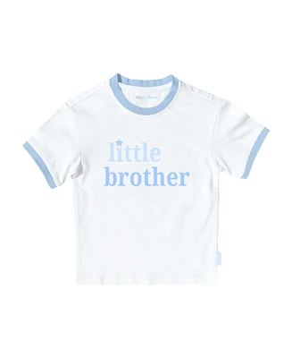 Bits & Bows Boys Little Brother Crewneck T-Shirt
