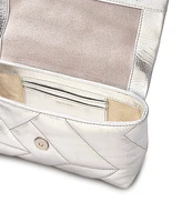 Radley London Mill Bay Xl Quilt Metallic Flap Over Crossbody Bag