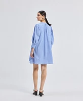 Reistor Women's Oversized Tunic Dress with Optional Belt