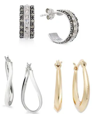 Giani Bernini Fashion Hoop Earring Collection