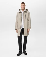 Mango Men's Coolmax Technology Waterproof Parka