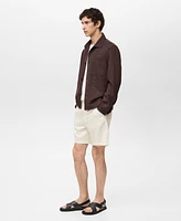 Mango Men's Pocket Lyocell Overshirt