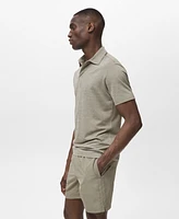 Mango Men's Coolmax Slim-Fit Polo Shirt