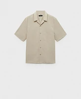 Mango Men's Chest Pocket Regular-Fit Shirt