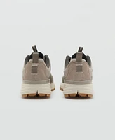 Mango Men's Lace-Up Panel Sneakers