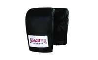 Deluxe Boxing Bag Gloves, Top-Grain Leather, Shock-Absorbing Padding, Elastic Wrist, Lightweight & Durable, Perfect for Boxing & Training, Black