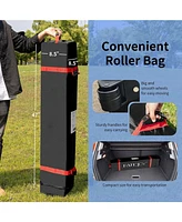 6.6 x Ft Pop Up Height Adjustable Canopy Tent with Roller Bag