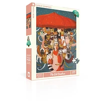 New York Puzzle Company The Cat Countess 1000 Piece Puzzle