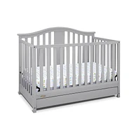 Graco Solano 4-in-1 Convertible Crib with Drawer - Pebble Gray
