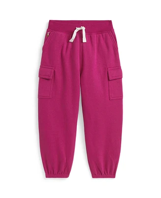 Polo Ralph Lauren Little Girls Fleece Cargo Jogger Pants