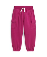 Polo Ralph Lauren Little Girls Fleece Cargo Jogger Pants
