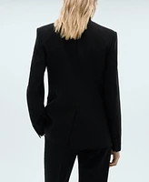 Mango Women's Structured Suit Jacket