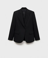 Mango Women's Structured Suit Jacket