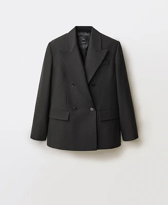 Mango Women's Wool-Blend Suit Jacket