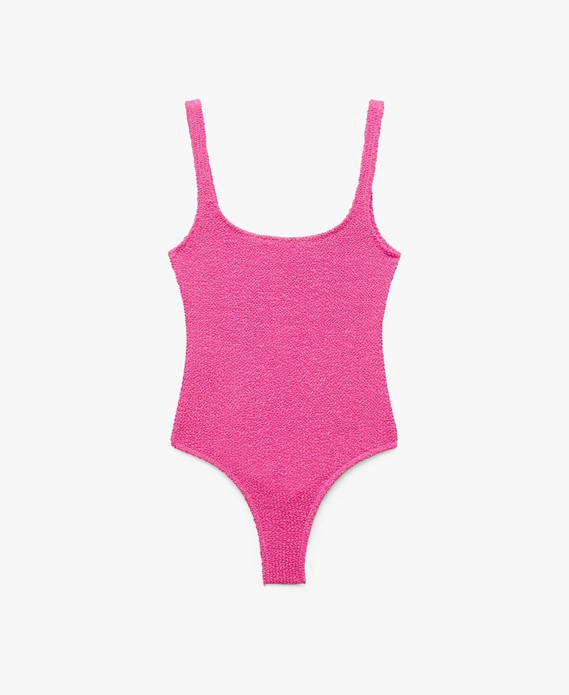 Mango Women's Textured Swimsuit