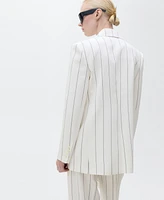 Mango Women's Pinstripe Suit Jacket