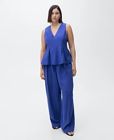 Mango Women's Modal V-Neck Top
