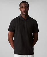 Calvin Klein Men's Athletic Tech Zip Polo Shirt