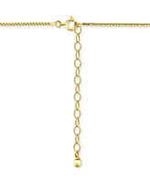 Giani Bernini Cubic Zirconia Pear-Shaped Pendant Necklace Sterling Silver, 16" + 2" extender, Exclusively at Macy's