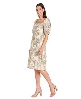 R & M Richards Petites Printed Dress