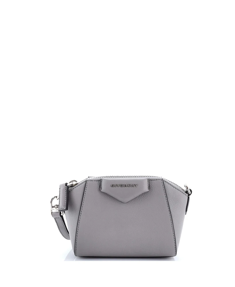 Pre-Owned Givenchy Nano Antigona Crossbody Bag Leather