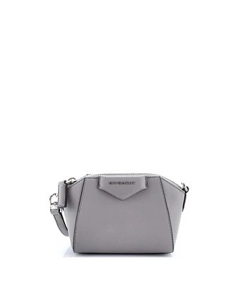 Pre-Owned Givenchy Nano Antigona Crossbody Bag Leather