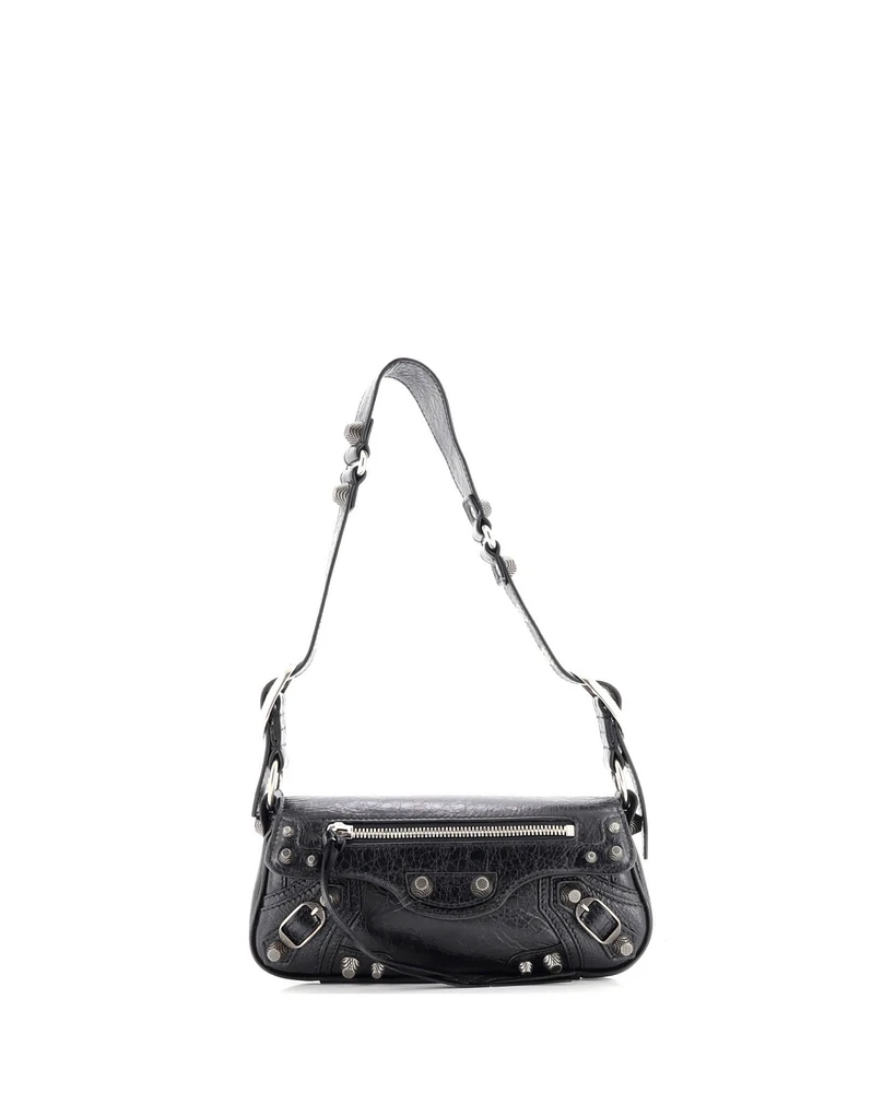 Pre-Owned Balenciaga Xs Le Cagole Giant Studs Sling Bag Leather