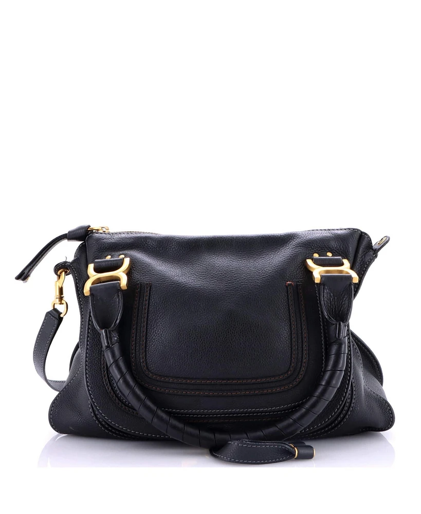 Pre-Owned Chloe Medium Marcie Shoulder Bag Leather