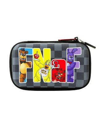 Five Nights At Freddy's Fnaf Trap Graphics Gray Checkered Utility Case