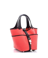 Pre-Owned Hermes Pm Cargo Picotin Lock Bag Canvas and Swift