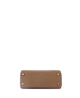Pre-Owned Hermes Kelly 25 Handbag Brown Togo with Gold Hardware