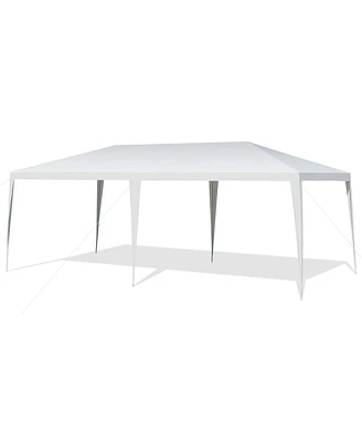 Outdoor Gazebo, Canopy with Sturdy Steel Frame, Easy Assembly Large Shelter for Sunshading, Lightweight and Easy Carriage Rain Shelter, Ideal for Pati