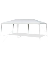Outdoor Gazebo, Canopy with Sturdy Steel Frame, Easy Assembly Large Shelter for Sunshading, Lightweight and Easy Carriage Rain Shelter, Ideal for Pati