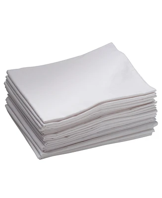 ECR4Kids Kids Cot Sheet Size, White, 12-Pack