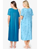Only Necessities Women's 2-Pack Bib Gown