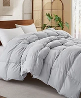 Unikome Medium Weight White Goose Down Feather Comforter