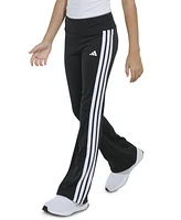 adidas Big Girls 3-Stripes Flare-Leg Pants