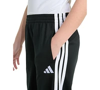 adidas Big Girls Elastic-Waistband Tricot Wide-Leg Pants