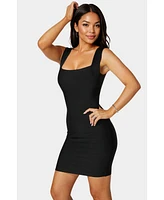 Bebe Women's Open Back Bandage Short Dress