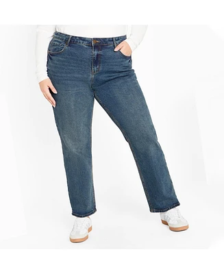 City Chic Plus Harley Fit Amira Straight Jean