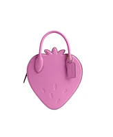 Coach Strawberry Leather Mini Crossbody Bag