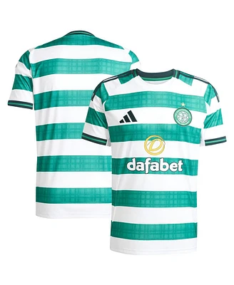 Adidas Men's White Celtic 2025/26 Home Replica Jersey
