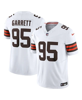 Nike Men's Myles Garrett White Cleveland Browns Vapor F.u.s.e. Limited Jersey