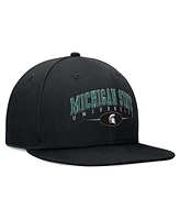 Top of the World Men's Black Michigan State Spartans Bullpen Snapback Hat