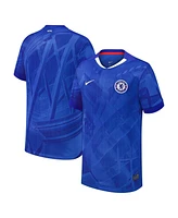 Nike Big Boys and Girls Blue Chelsea 2025/26 Home Replica Jersey