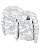 Nike Women's Arctic Camo Seattle Seahawks 2024 Salute to Service Performance Long Sleeve T-Shirt