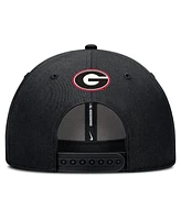Nike Men's Black Georgia Bulldogs Rise Practice Adjustable Hat