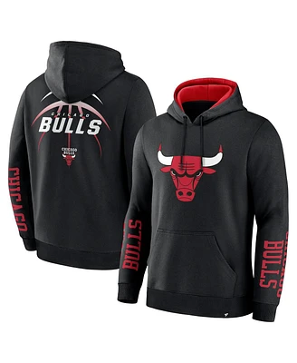 Fanatics Men's Black Chicago Bulls Legacy Guard Pullover Hoodie