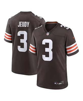 Nike Men's Jerry Jeudy Brown Cleveland Browns Game Jersey